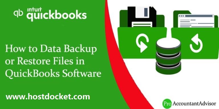 How to Data Backup or Restore Files in QuickBooks Software